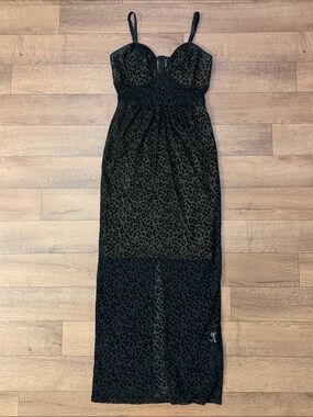 Weasel Wear Size Extra Small Dress Leopard Print Illusion Halloween XS